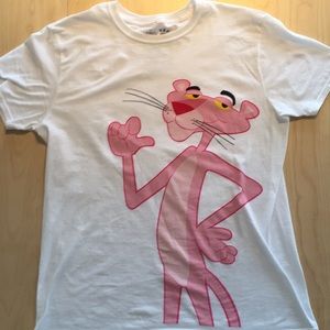 Pink Panther White Tee